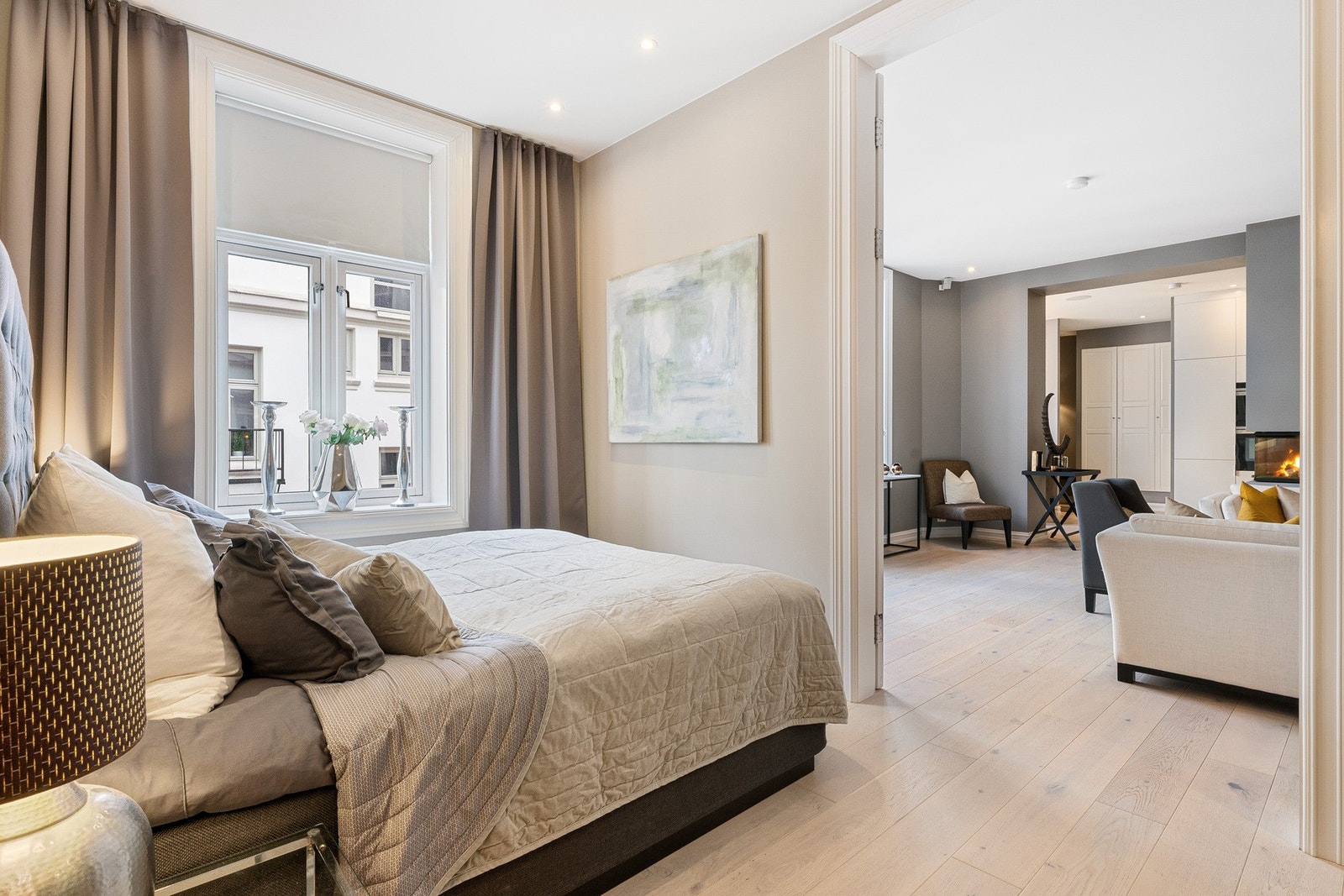 Soverommet vender mot bakgården, optimalt for en god natt søvn. Galleribilde