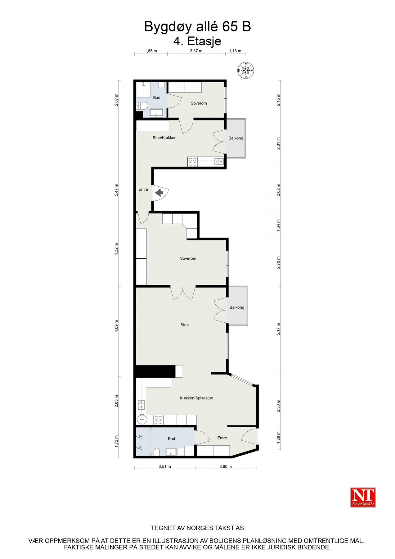 Plantegning Galleribilde