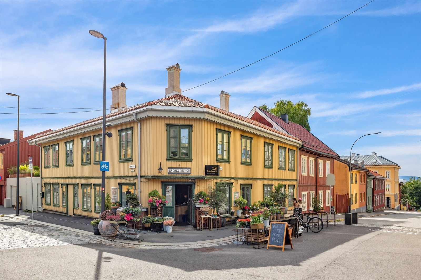 Idyll på Kampen - kjent for sine sjarmerende gater med klassisk trehusbebyggelse. Galleribilde