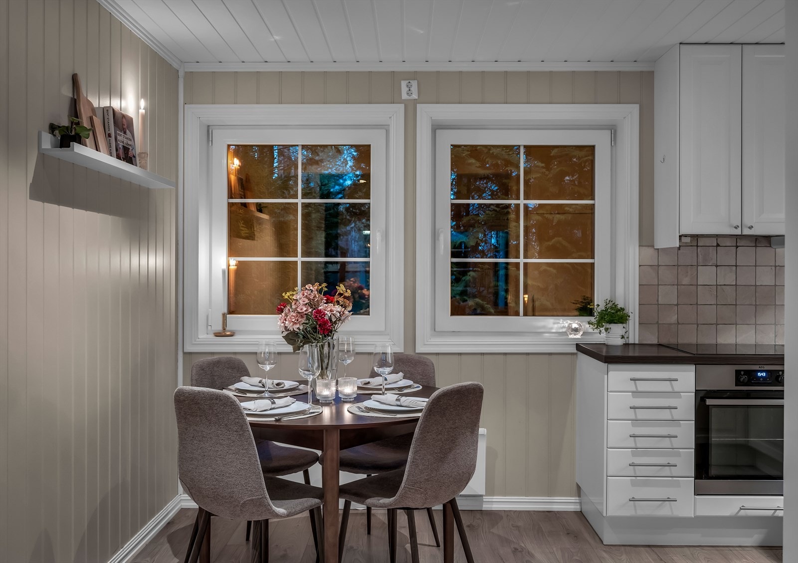 Spiseplassen er et hyggelig samlingspunkt for måltider. Galleribilde