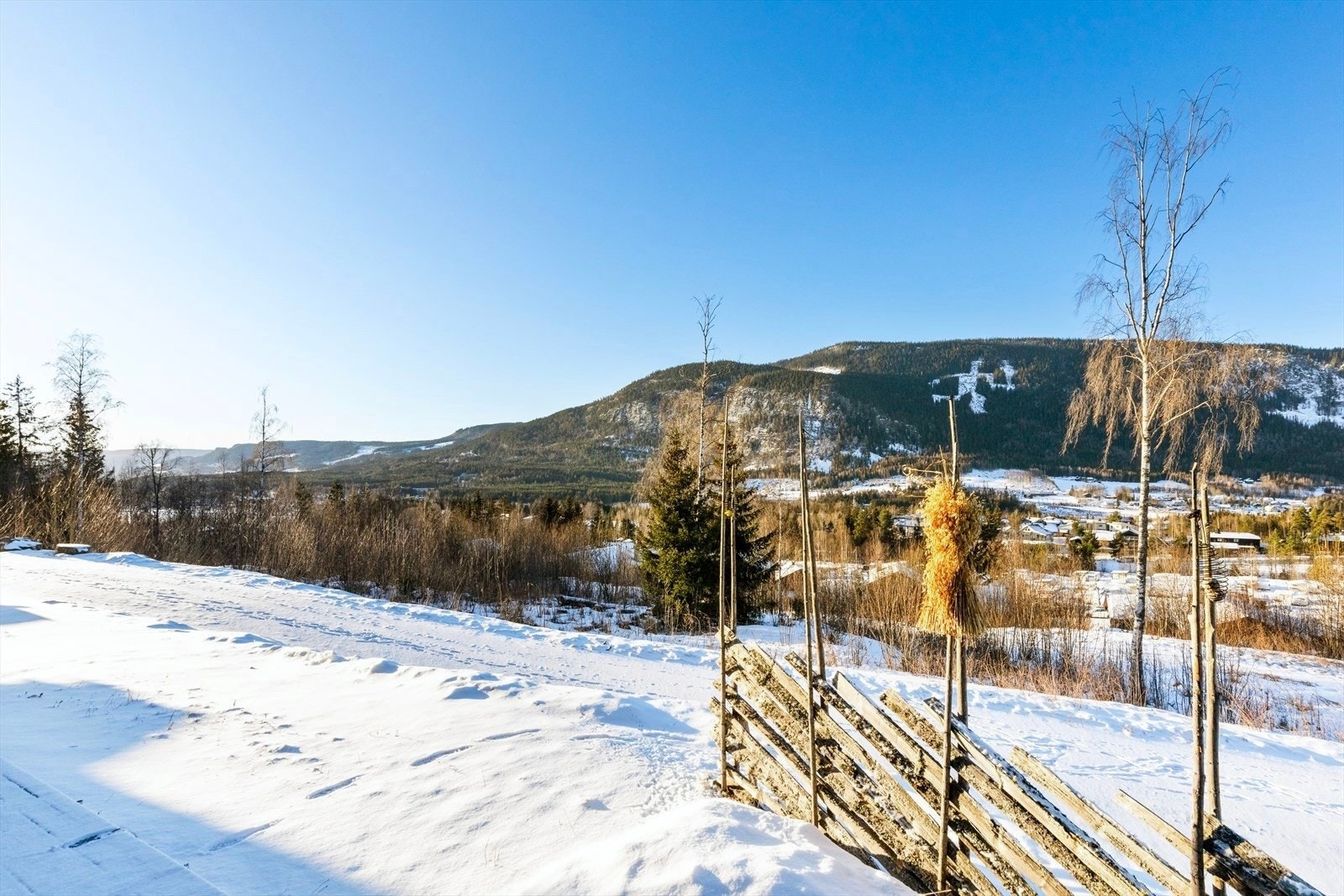 Utsikt mot blant annet Fakkelmannen. Galleribilde