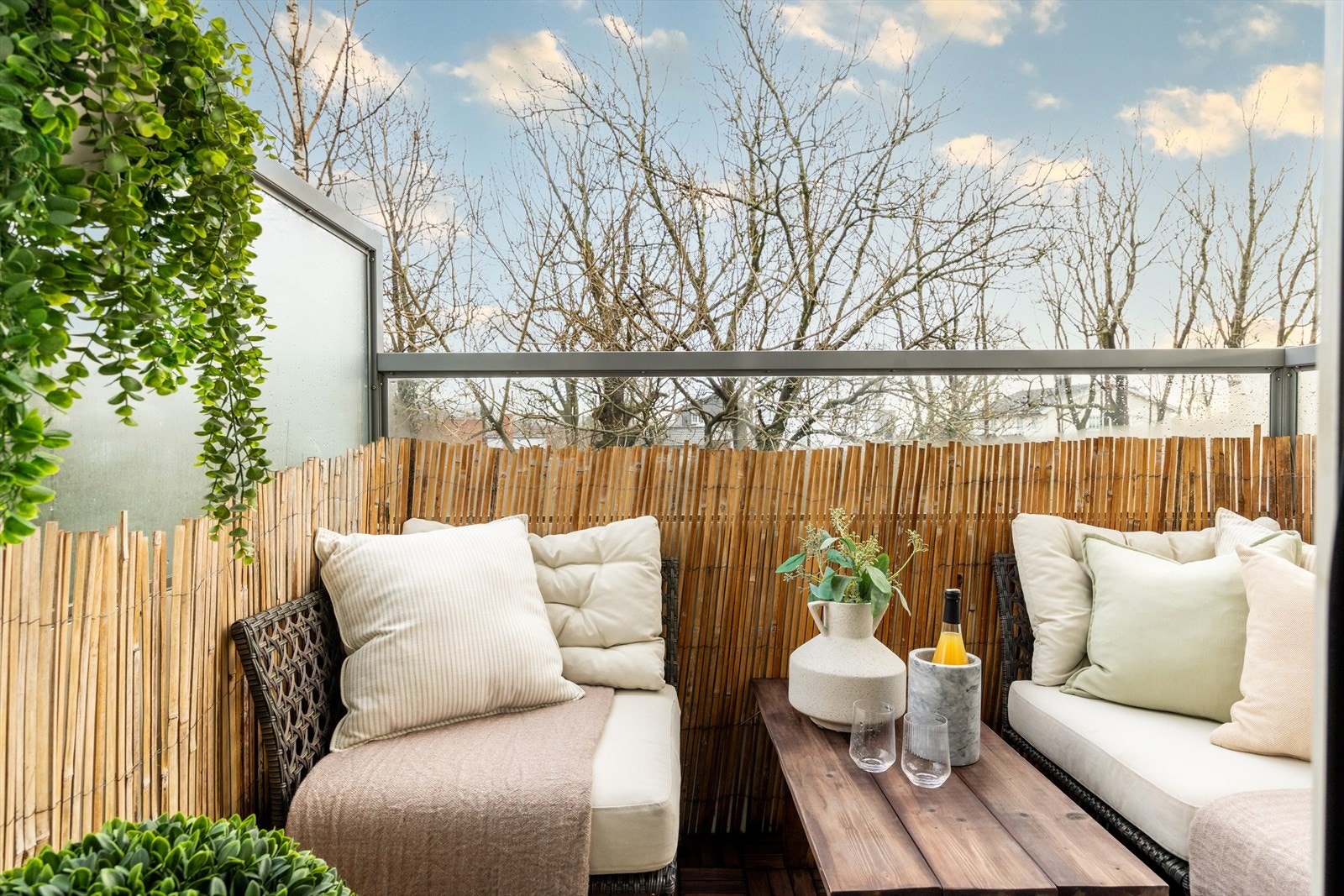 - Østvendt balkong på ca. 3 kvm - Galleribilde