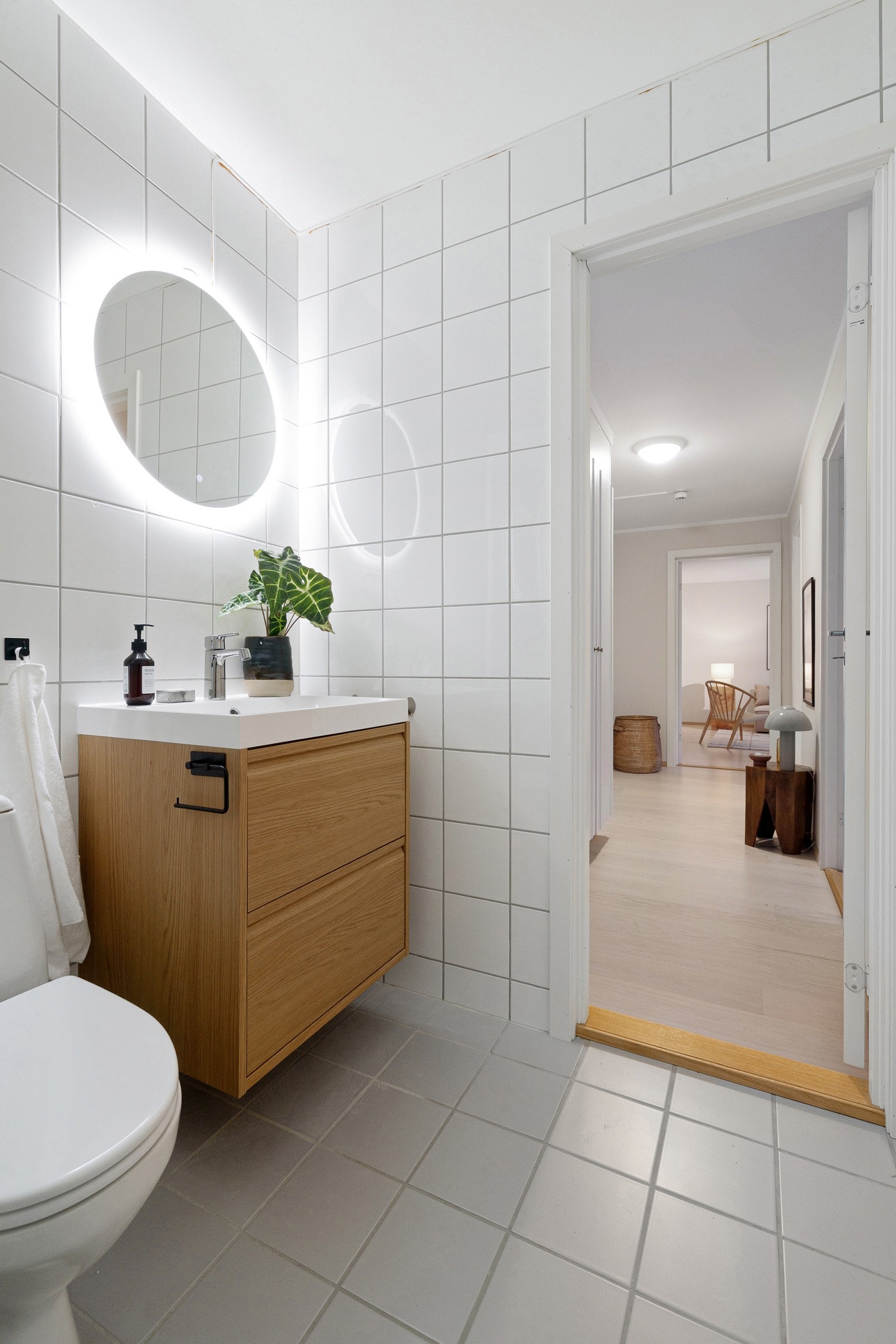 Det er videre opplegg for vaskemaskin. Galleribilde