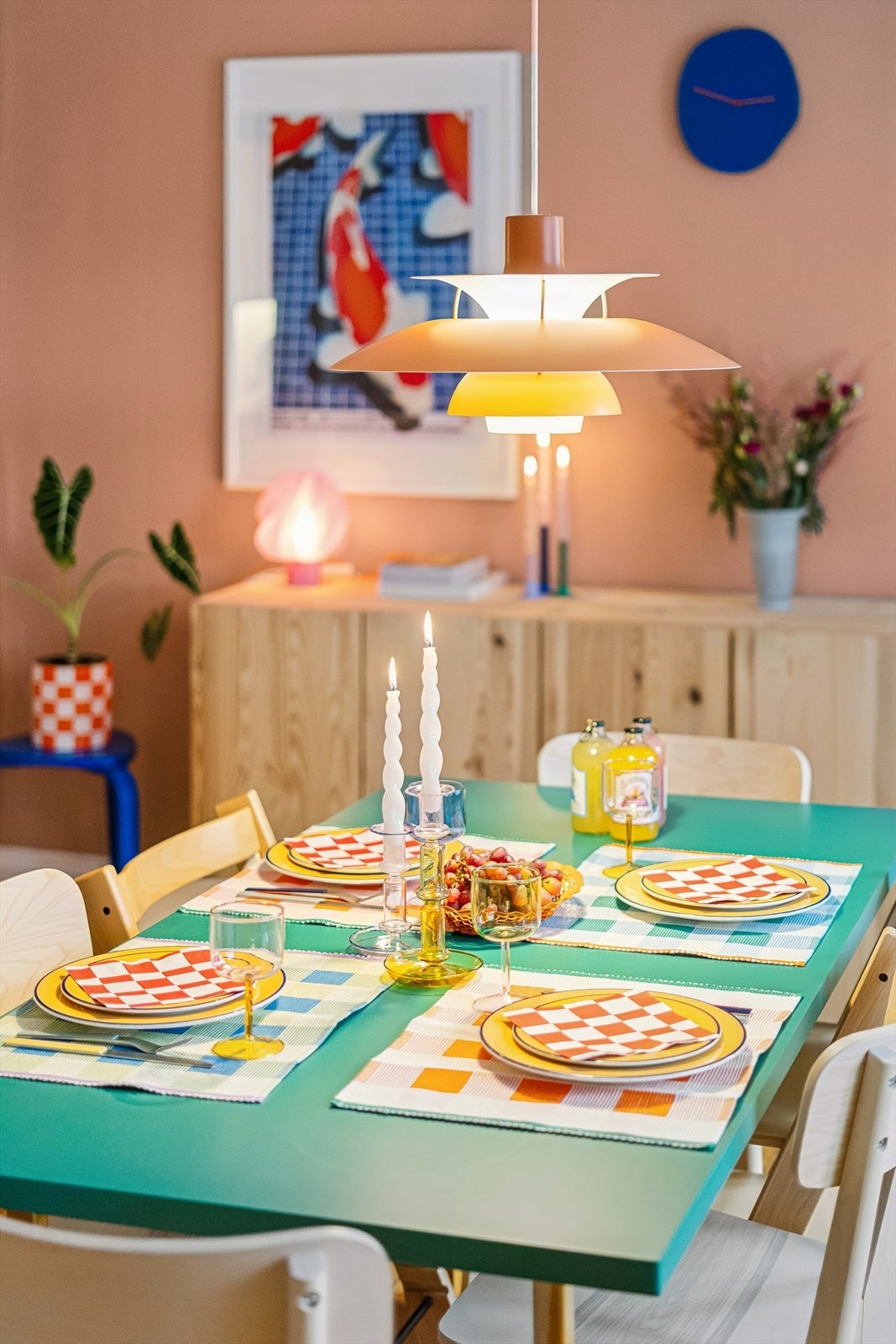 Detaljbilde spisebord Galleribilde