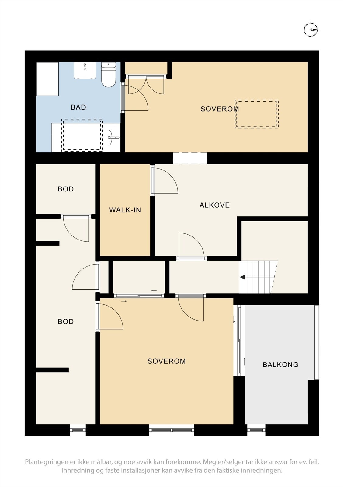 Plantegning 2. etg Galleribilde