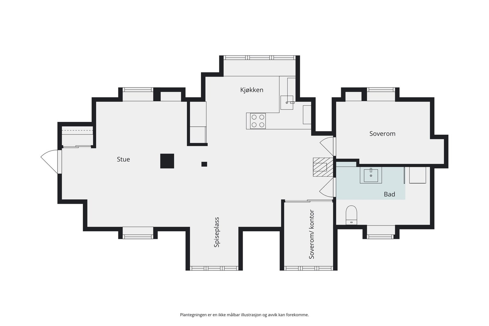 Plantegning. Galleribilde