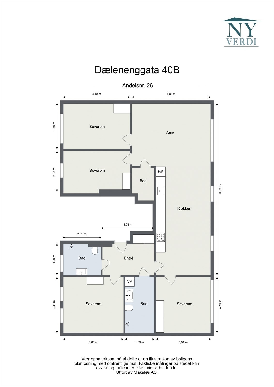 Plantegning. Galleribilde