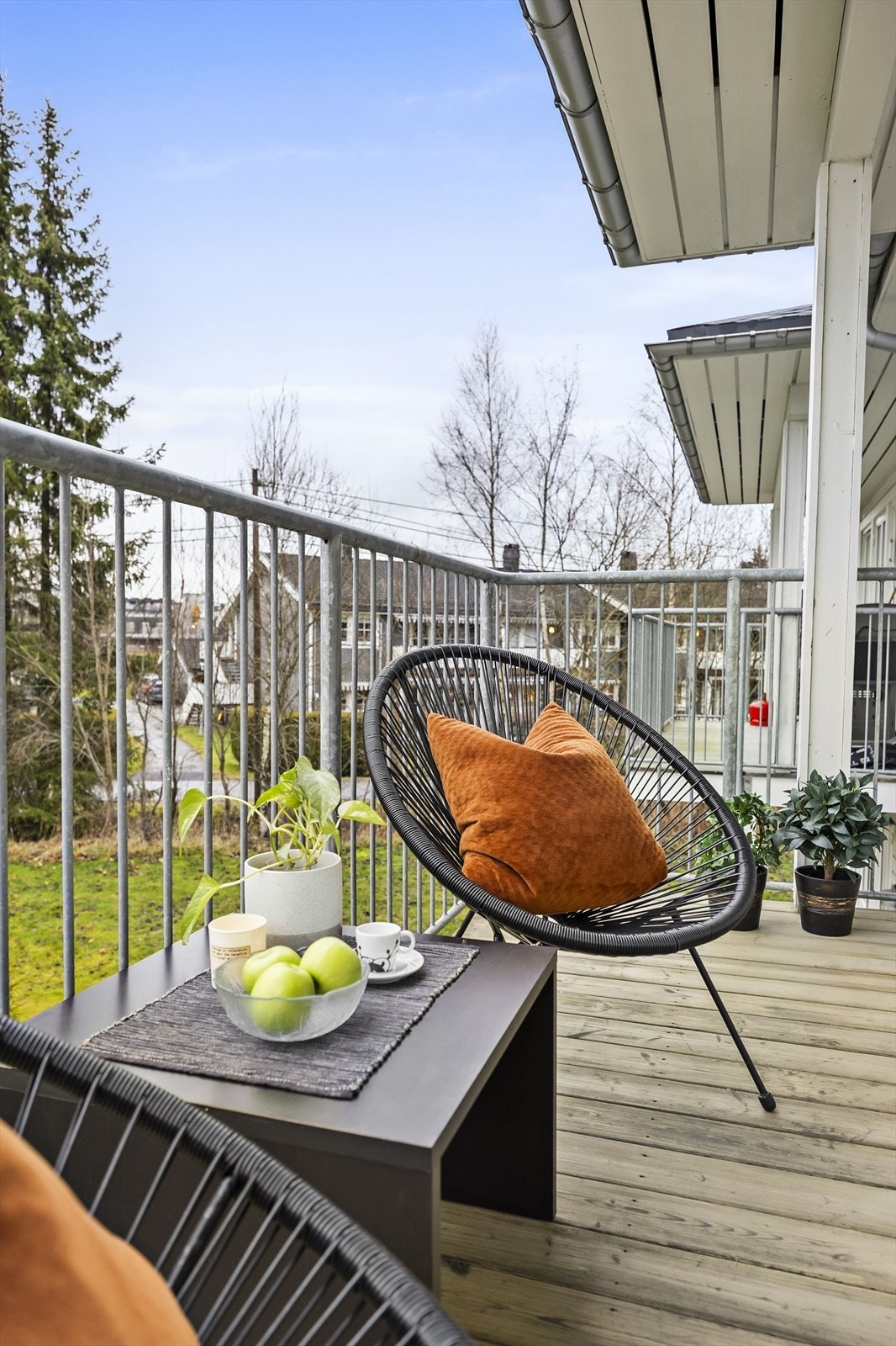 Her er det tillatt med elektrisk- eller gassgrill. Galleribilde