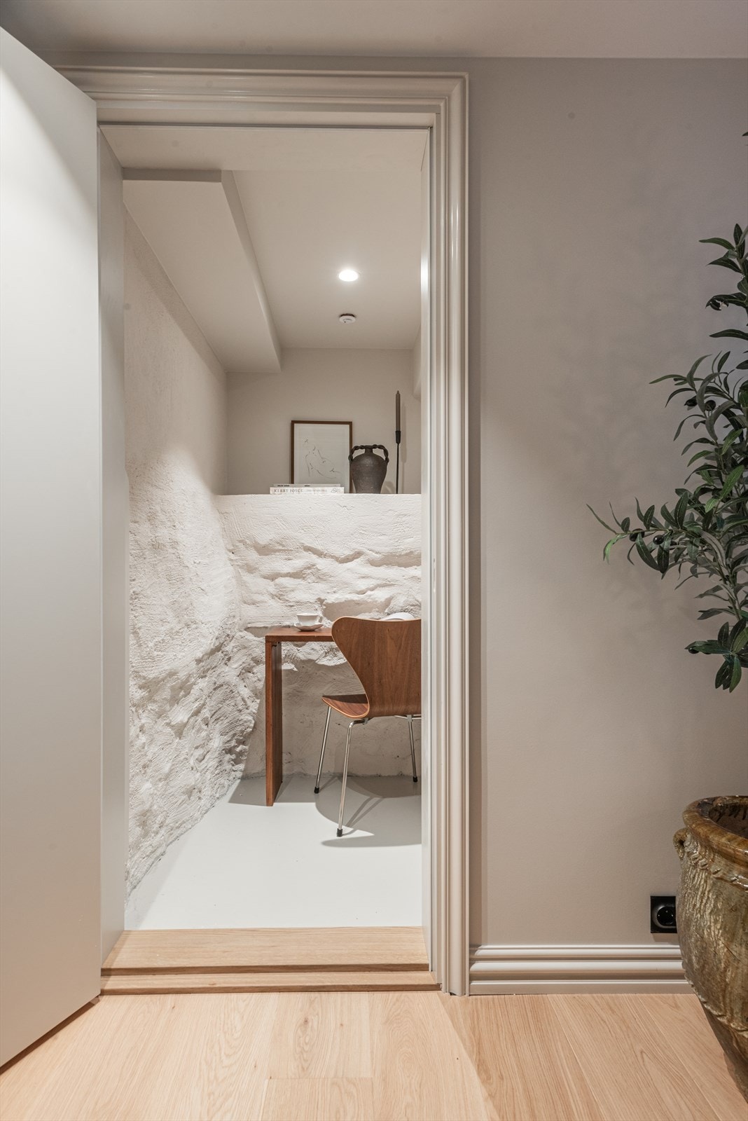 Det er etablert en praktisk innvendig bod med rom for ekstra lagring Galleribilde