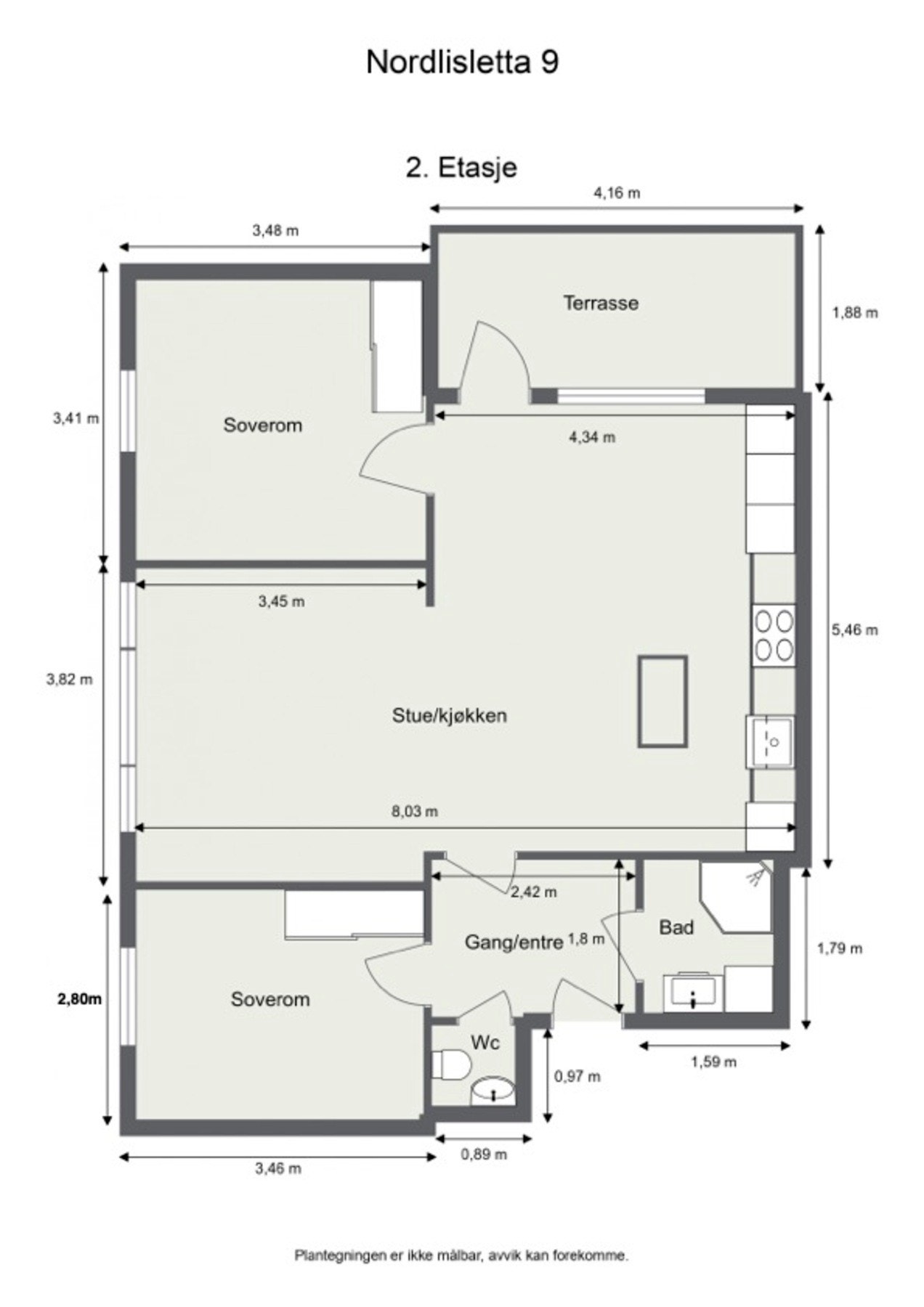 Plantegning Galleribilde