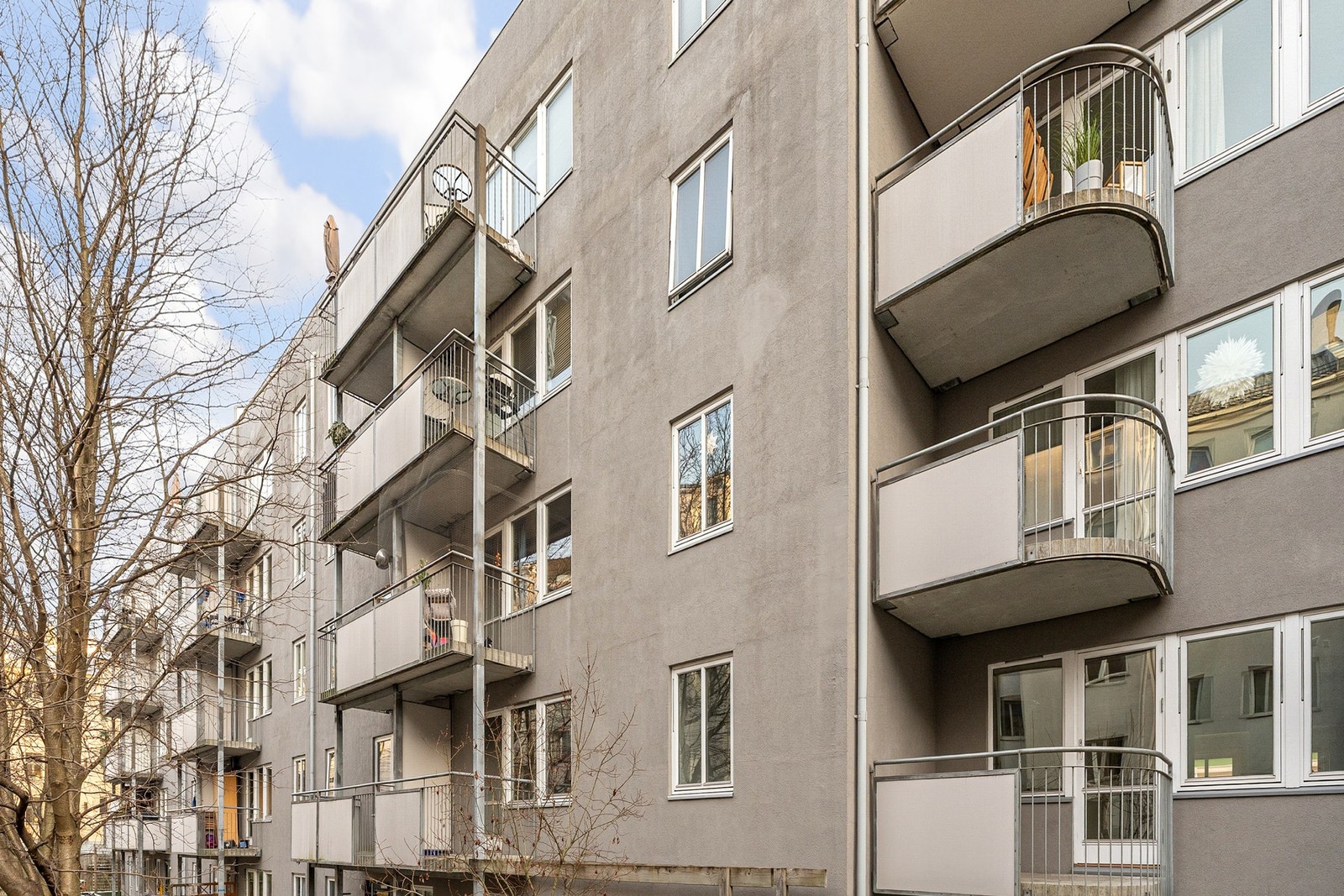 Fasade tatt fra bakgården Galleribilde