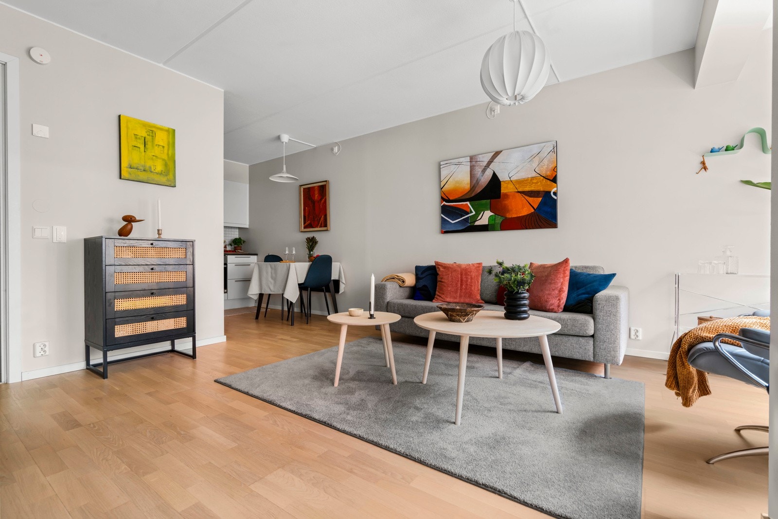 Leiligheten har balansert ventilasjon som sikrer godt inneklima året rundt. Galleribilde