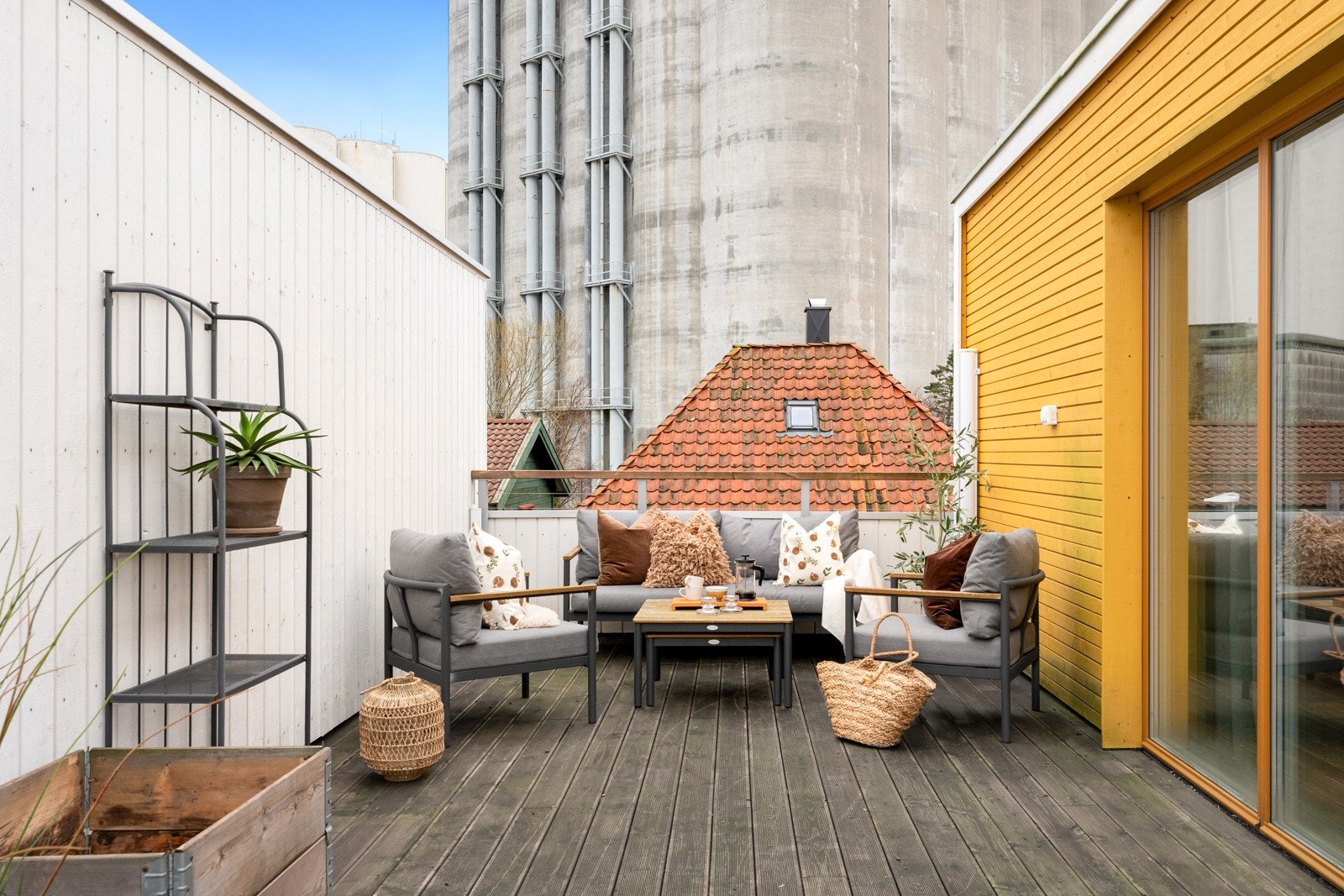 Her kan solen nytes fra morgen og nesten frem til solnedgang. Galleribilde