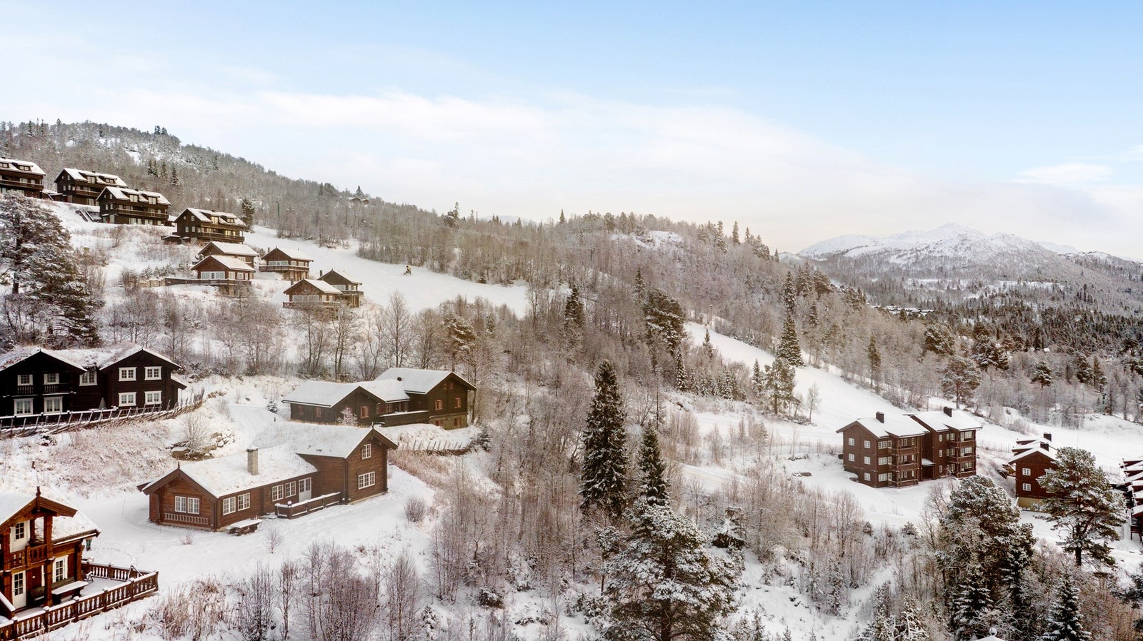 Langrennsløypene ligger i umiddelbar nærhet Galleribilde