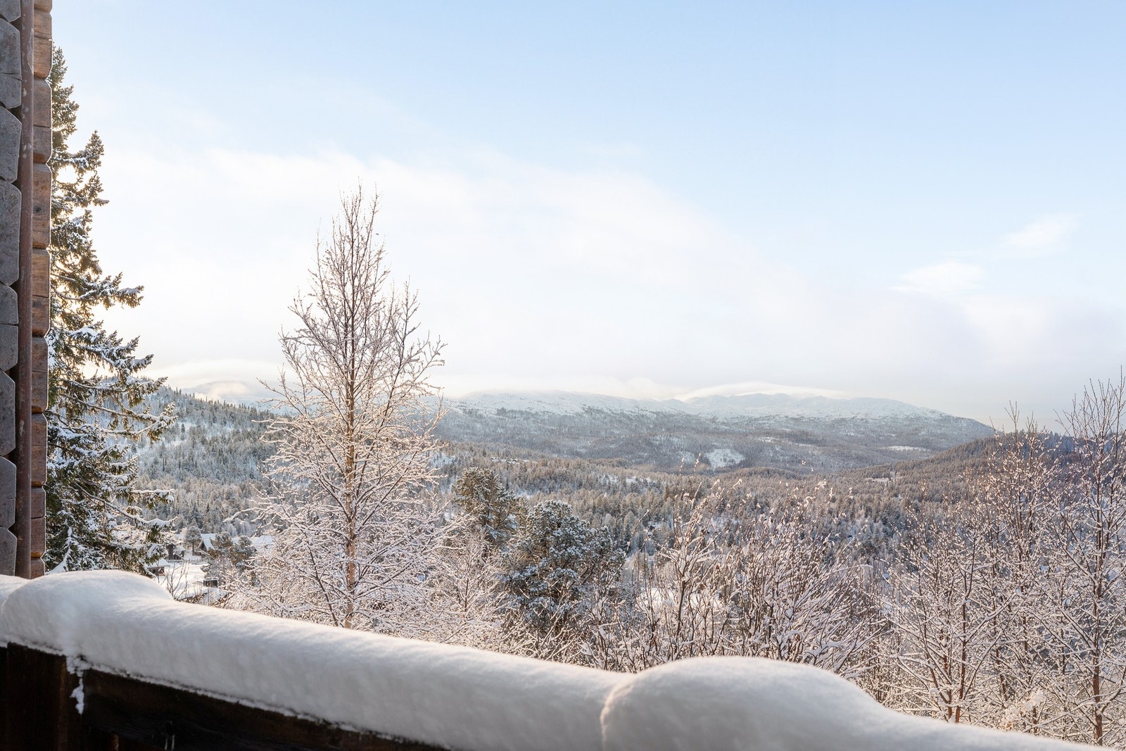 Nydelig utsikt fra terrassen Galleribilde
