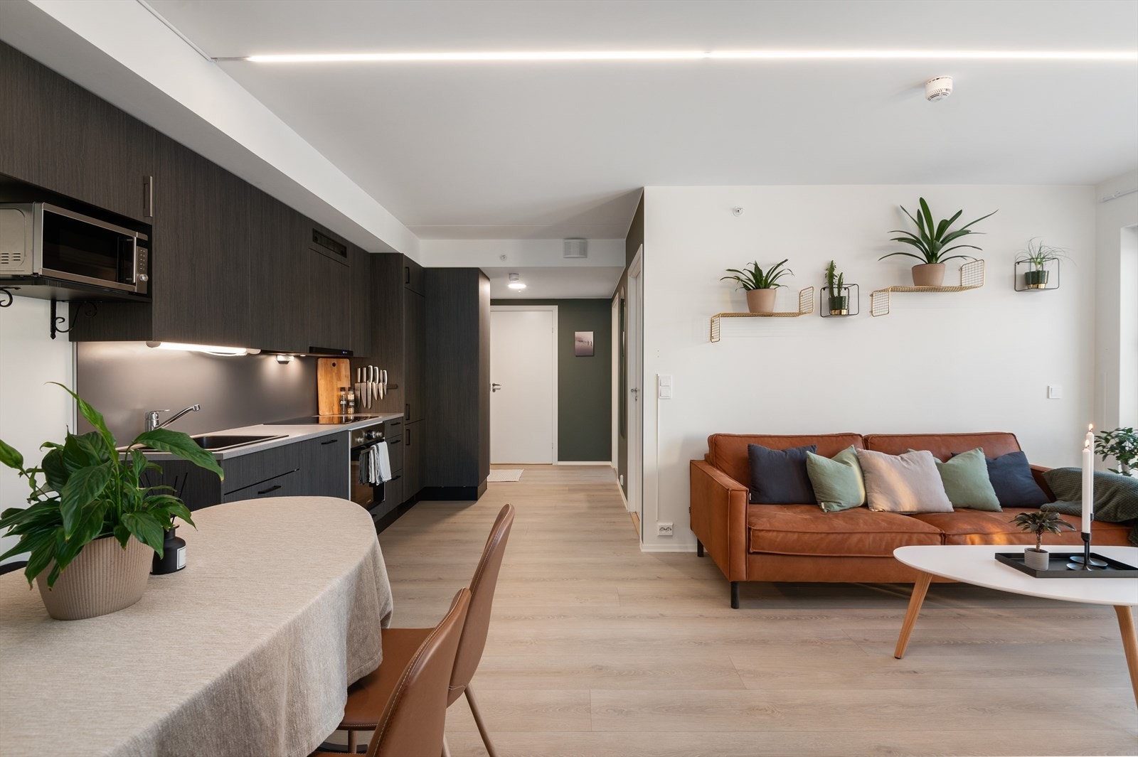 Boligens gode planløsning gir en god romfølelse. Galleribilde