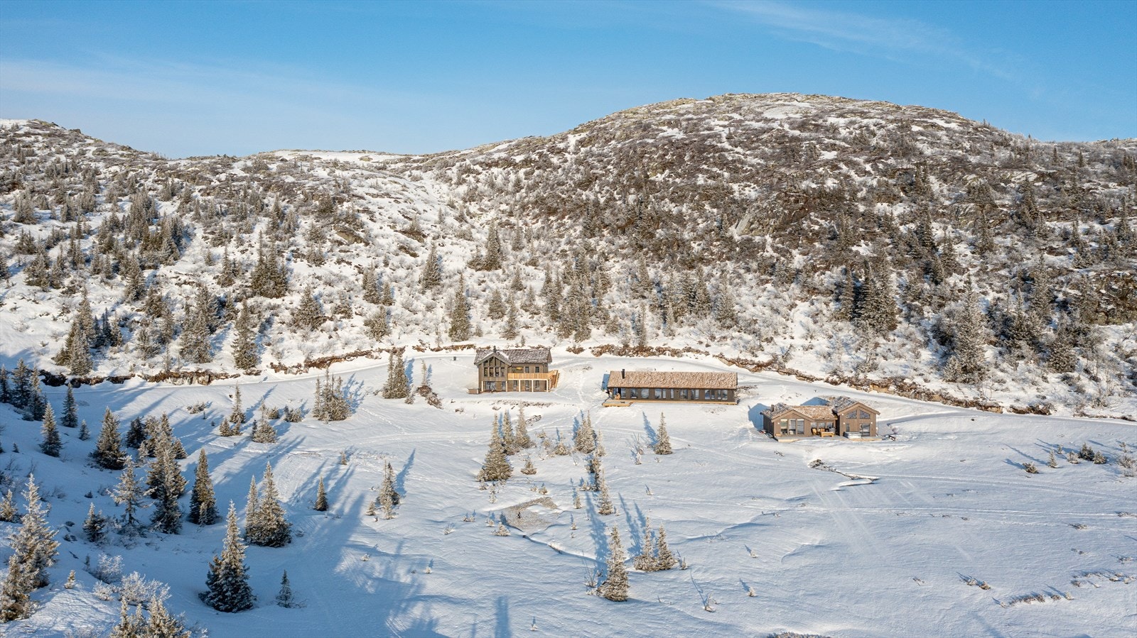 Hytta ligger på ca. 992 m.o.h Galleribilde