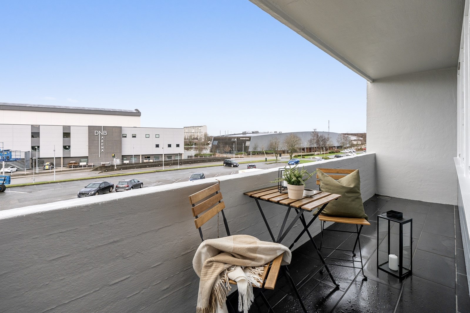 Balkongen er overbygget. Galleribilde