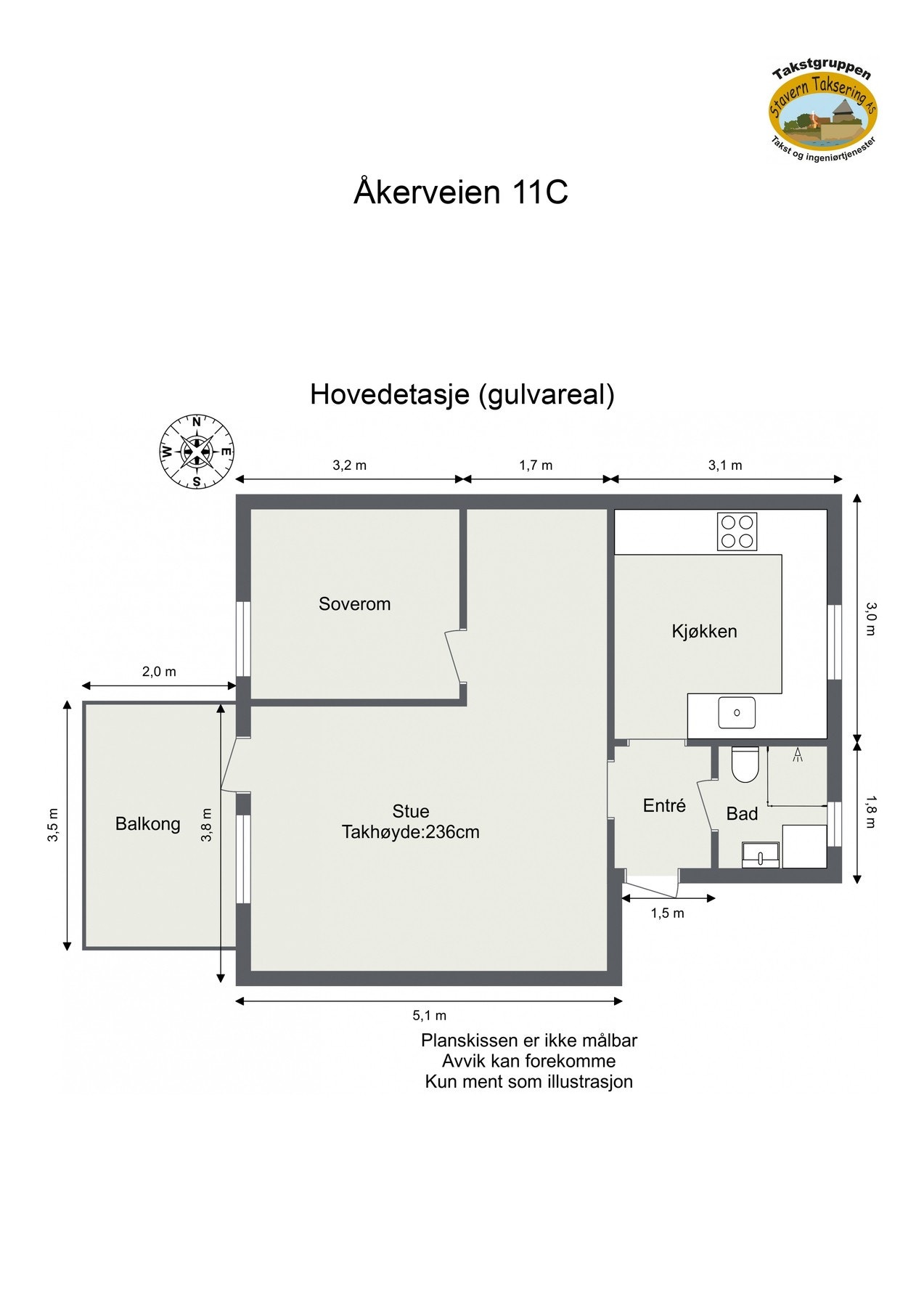 Plantegning Galleribilde