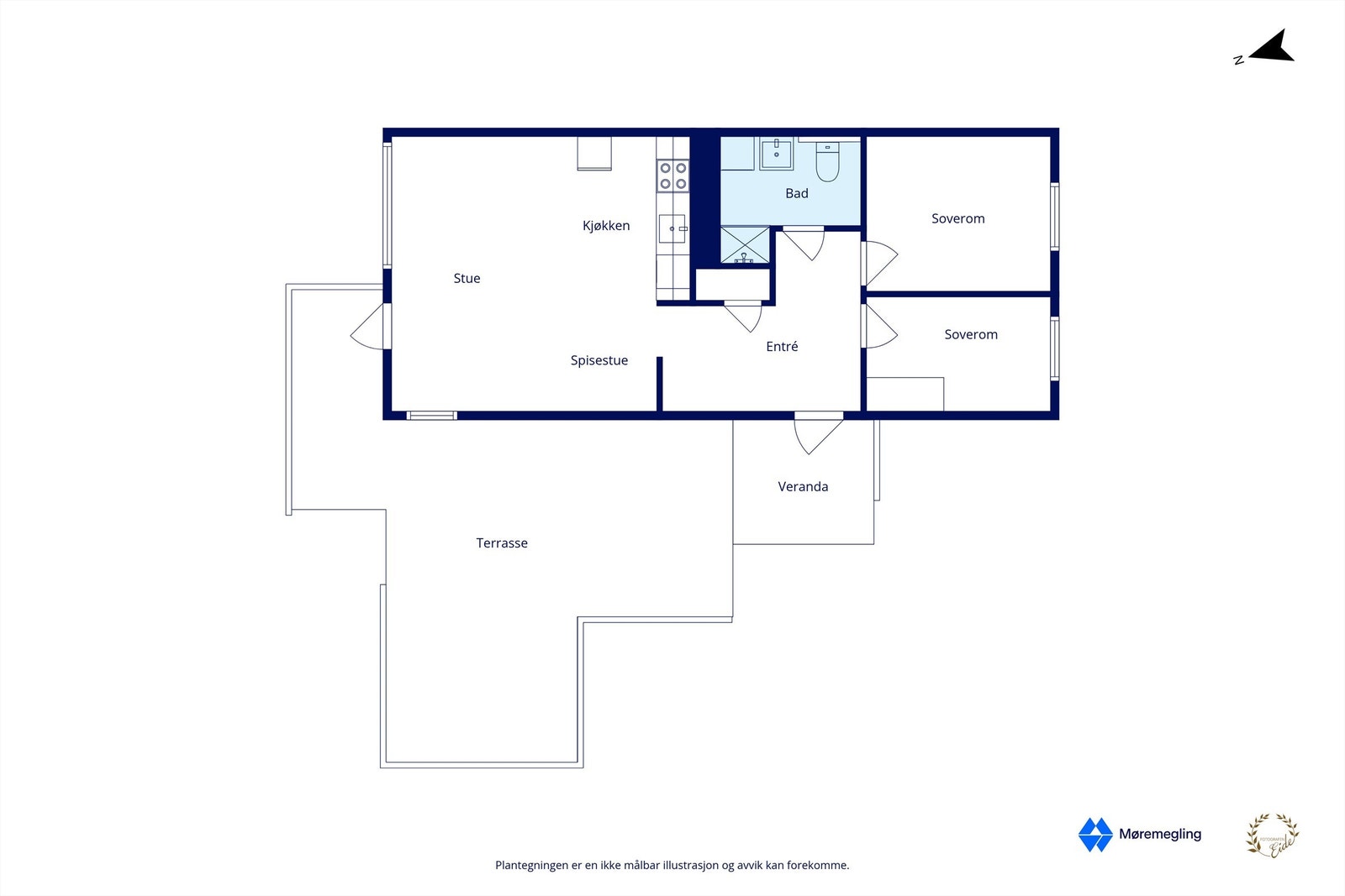 Plantegning Galleribilde