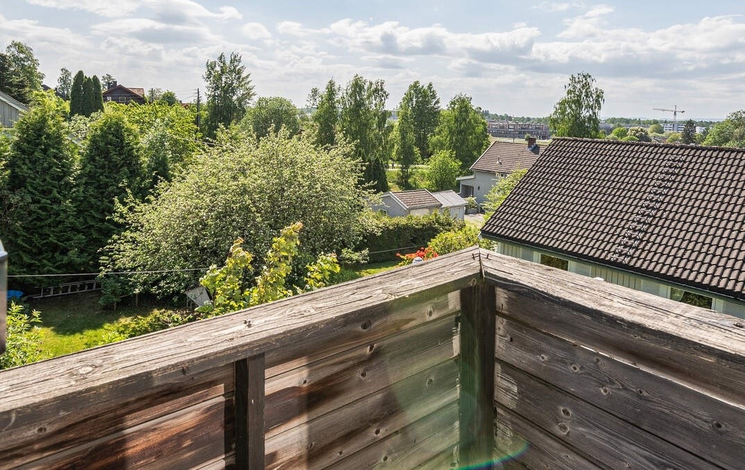 Utsikt fra balkong Galleribilde