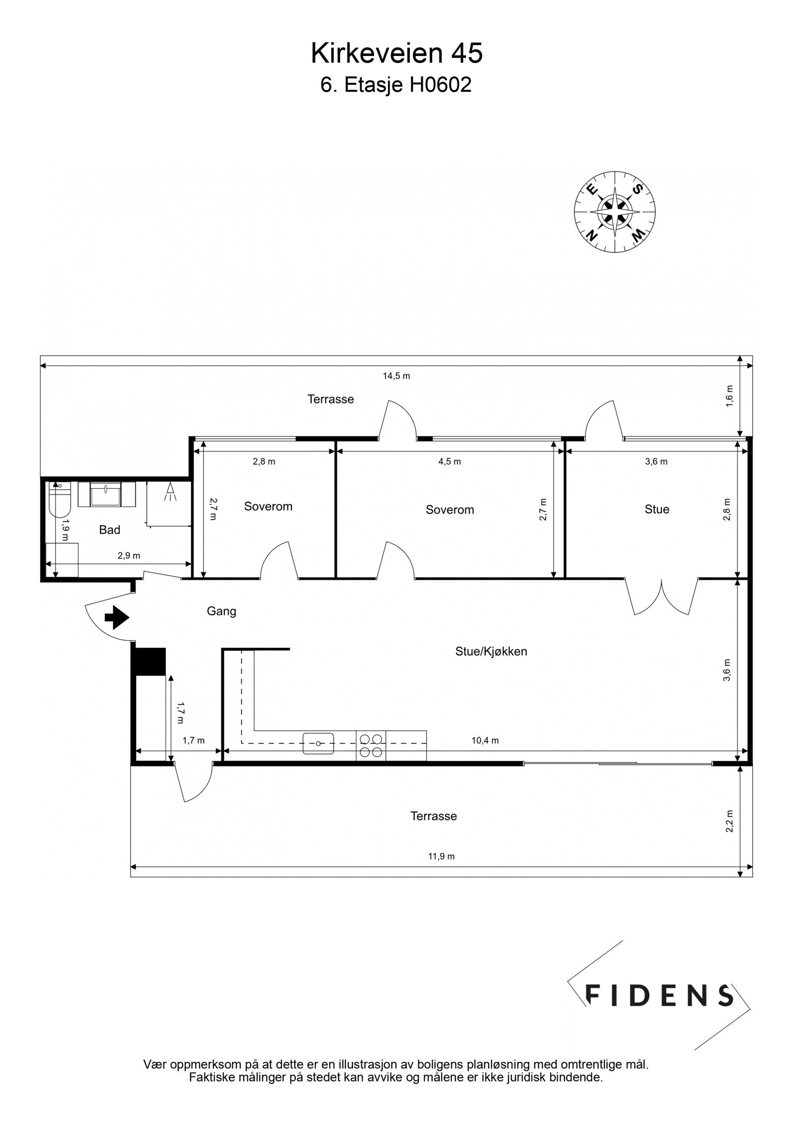 Plantegning. Galleribilde