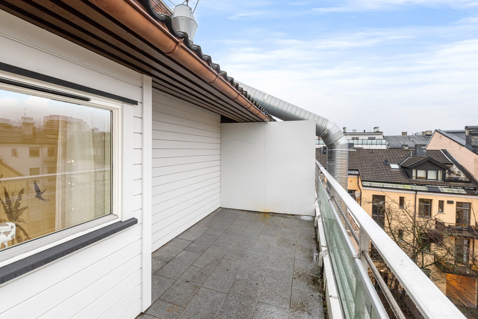 Her er det også plass til utemøblement. Galleribilde