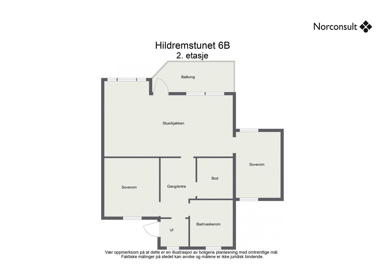 Planskisse - 2.etasje Galleribilde