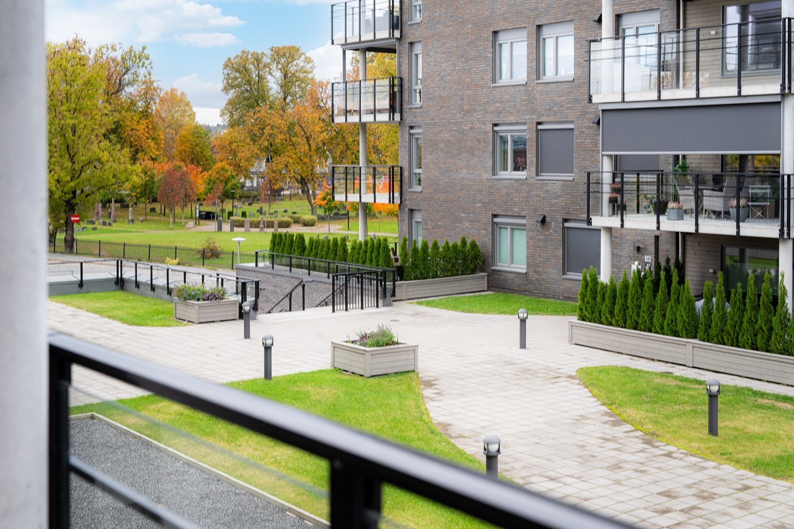 Utsikten mot fellesarealet! Galleribilde