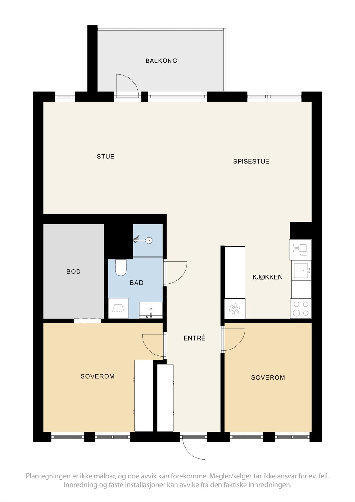 Plantegning Galleribilde