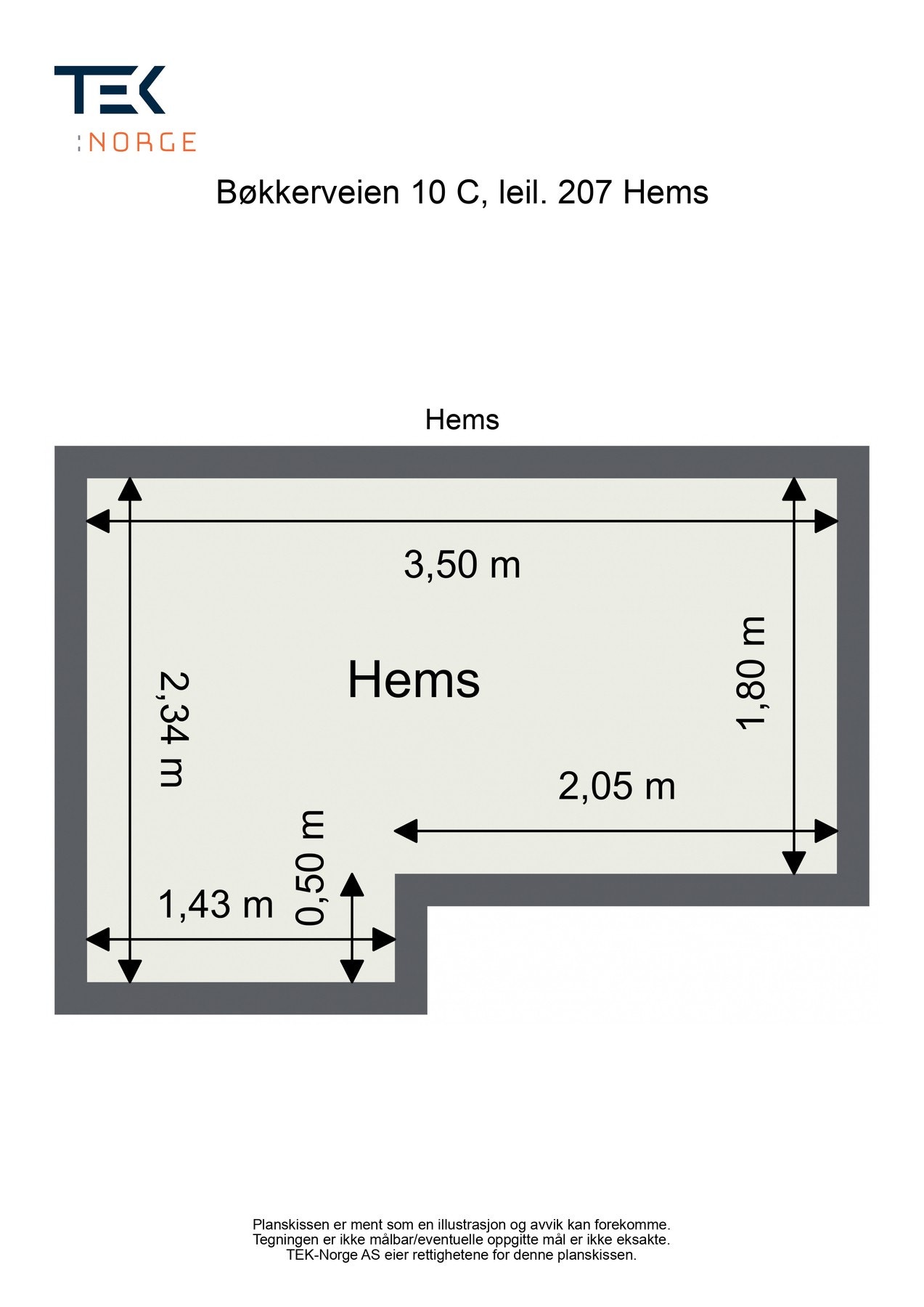 Plantegning hems Galleribilde