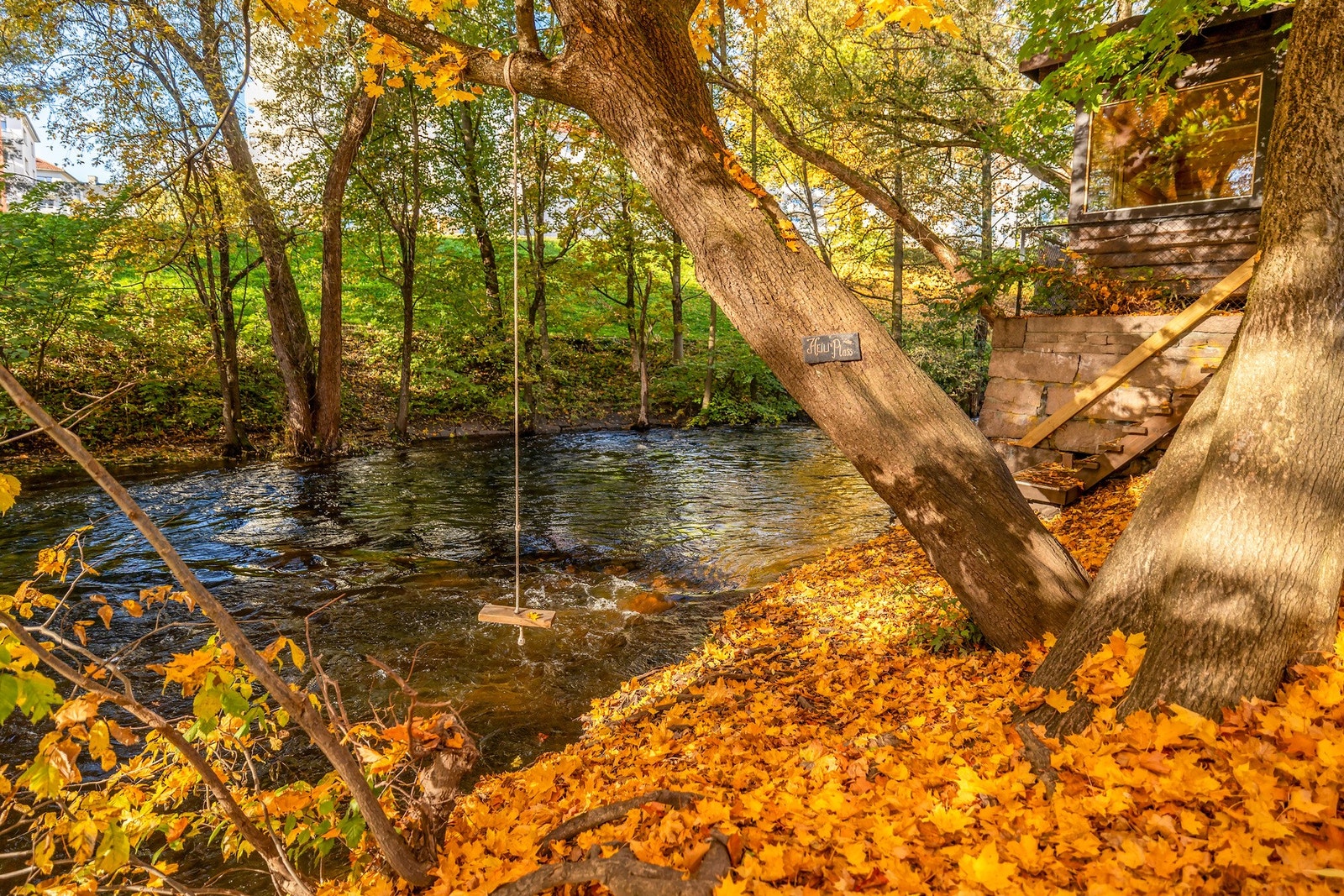 Akerselva slynger seg som et grønt og levende bånd gjennom Oslo, og binder sammen byens historie, natur og pulserende byliv Galleribilde