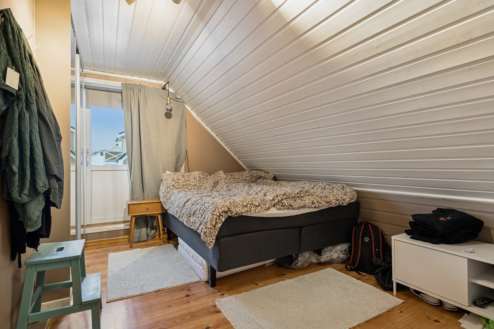 Hovedsoverommet har også utgang til terassen Galleribilde