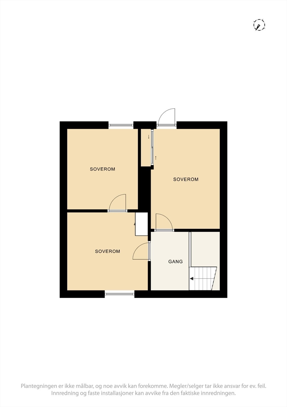 Plantegning 2. etasje Galleribilde