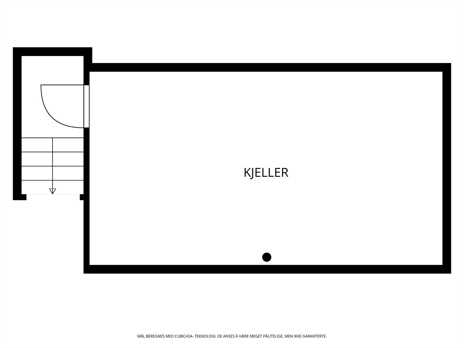 Plantegning kjeller veslestua Galleribilde