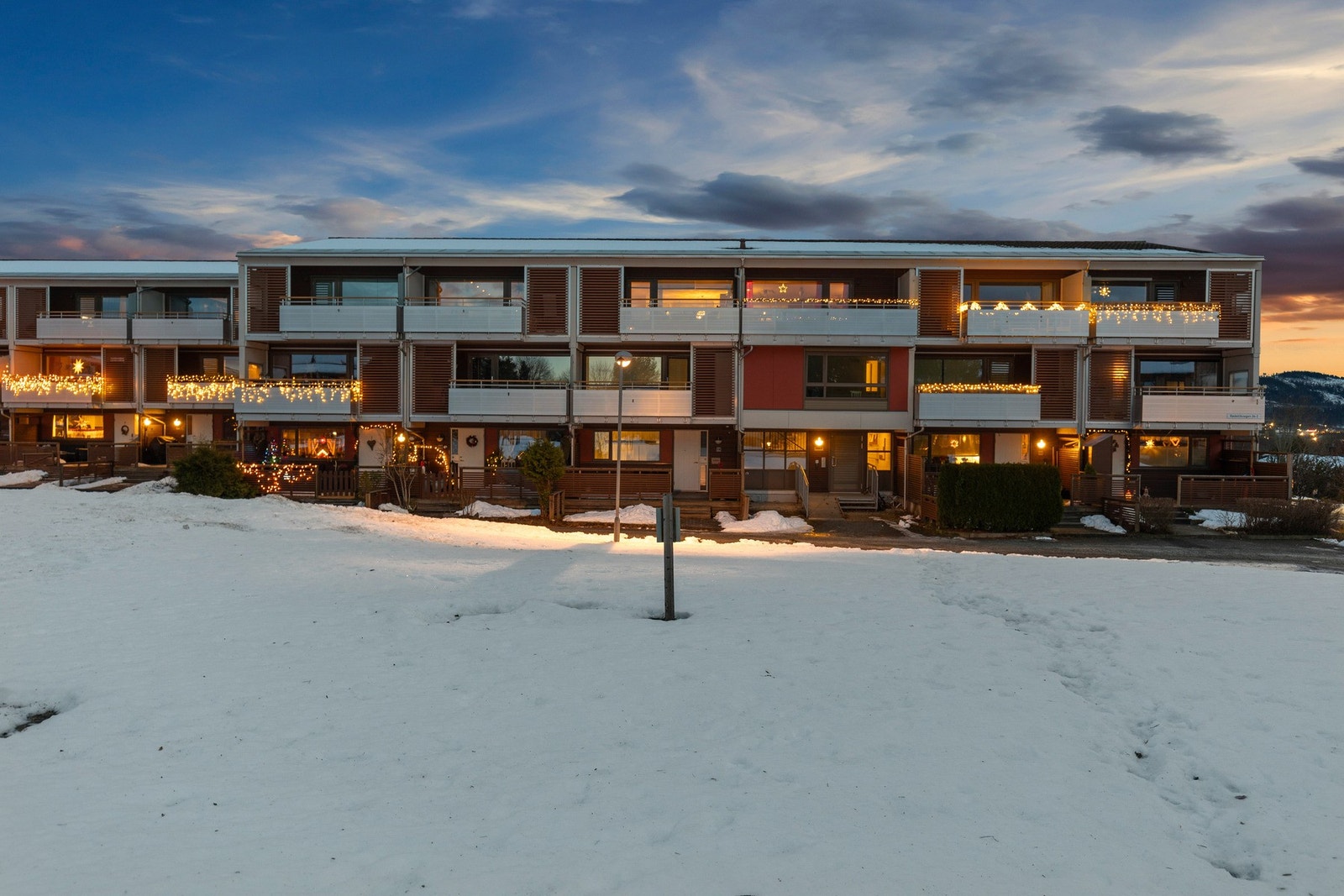 Fasade av borettslaget Galleribilde