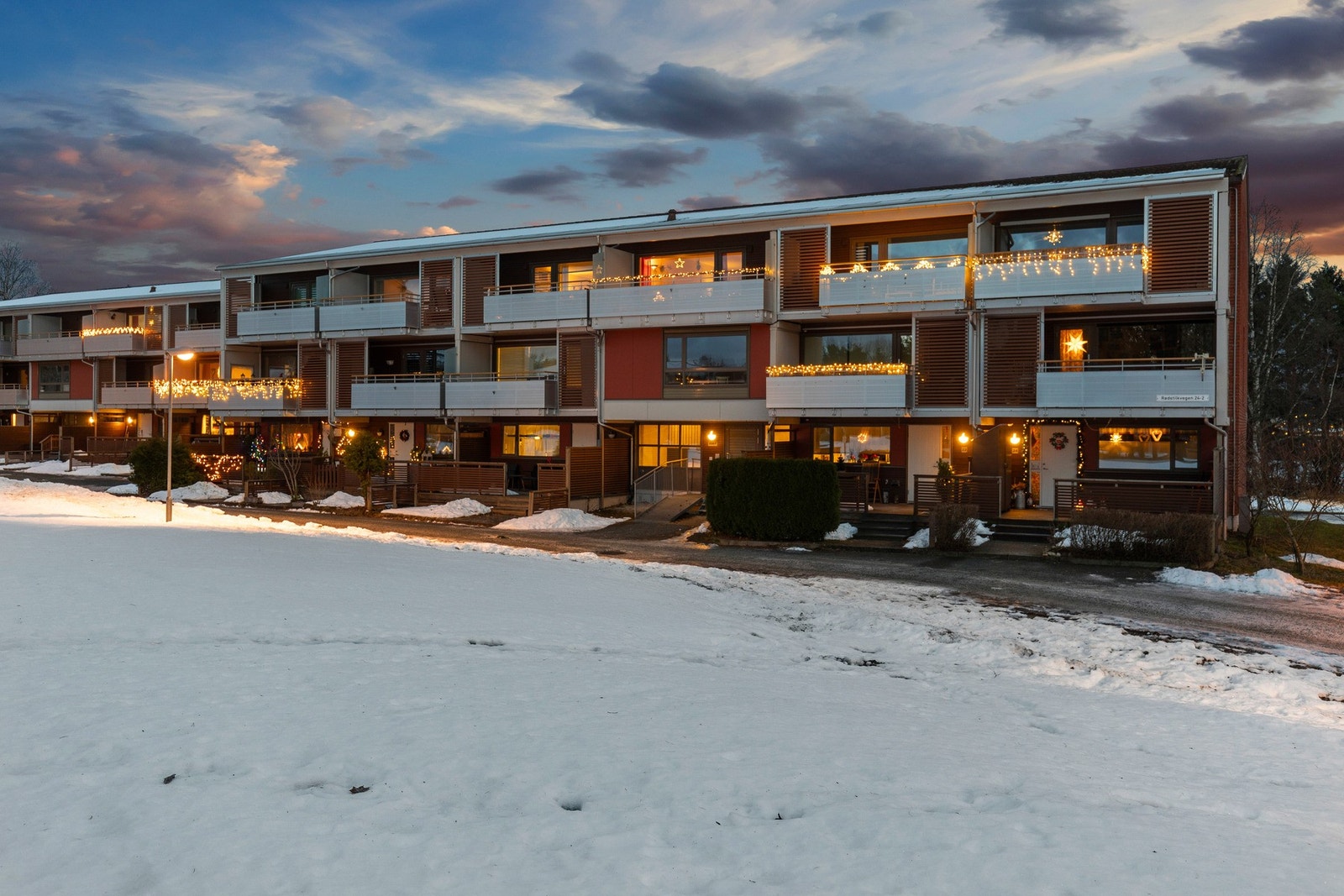 Fasade av borettslaget Galleribilde