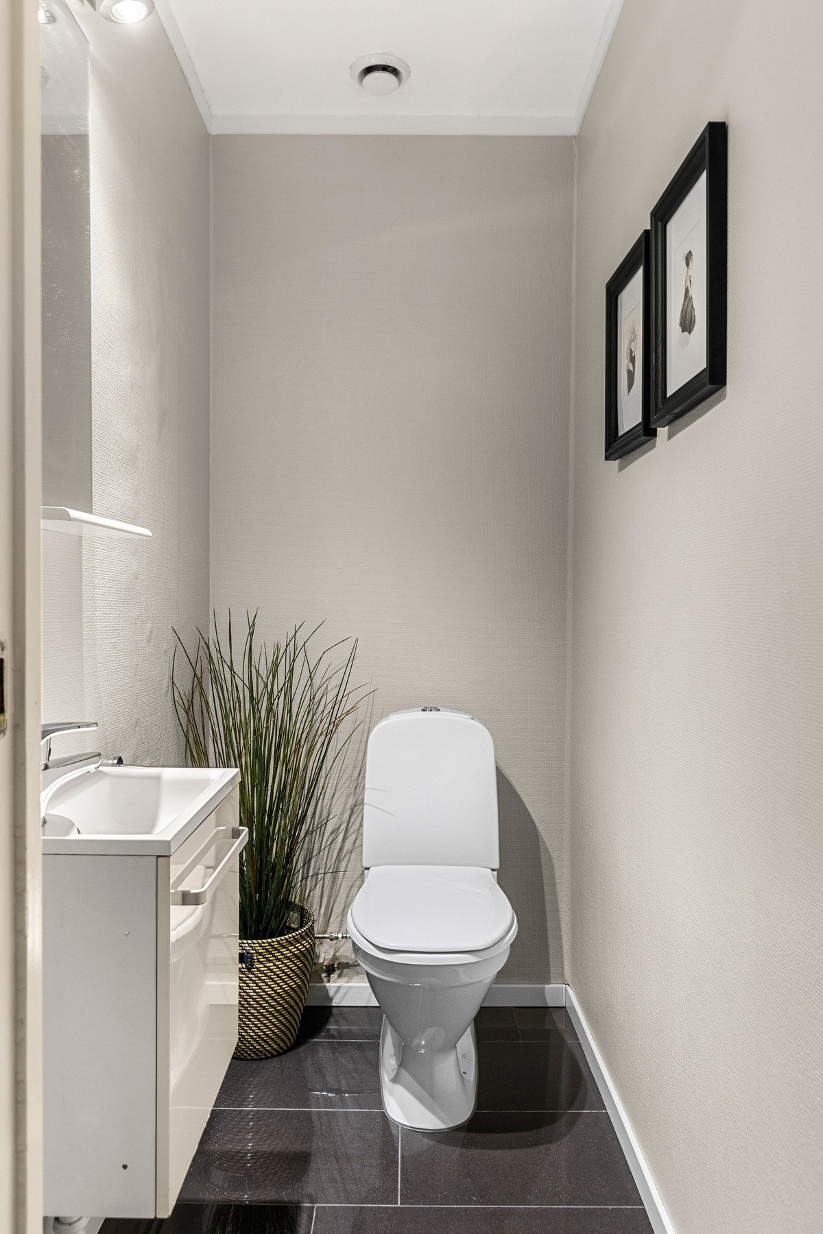 Praktisk adskilt toalett Galleribilde