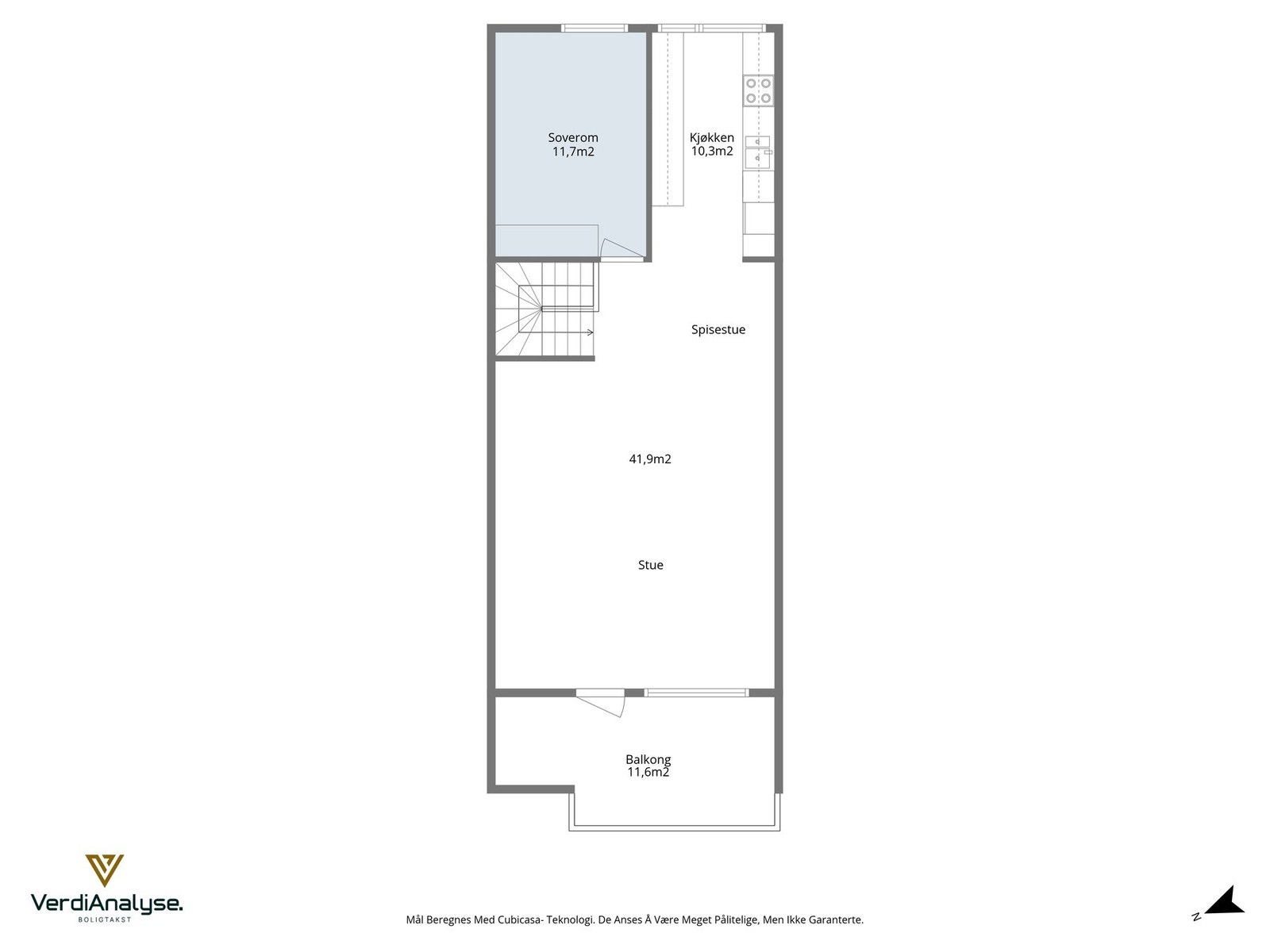 Planskisse 3 etasje Galleribilde