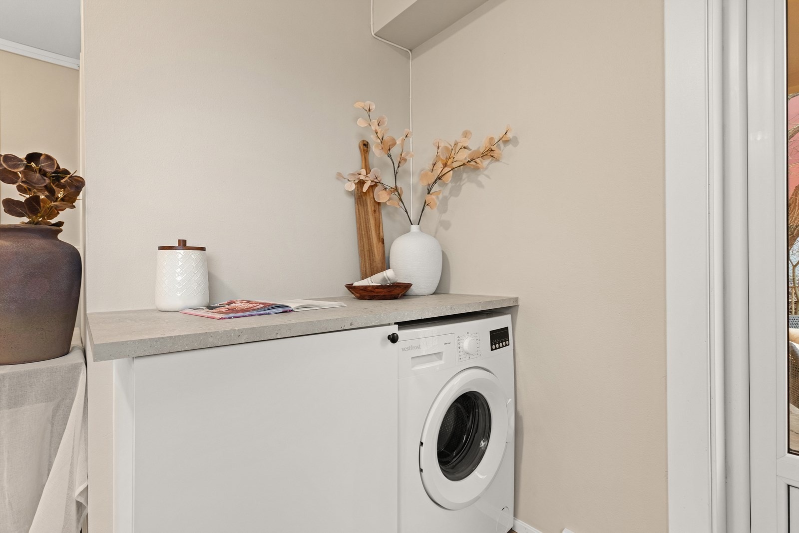 Leiligheten har opplegg for vaskemaskin Galleribilde