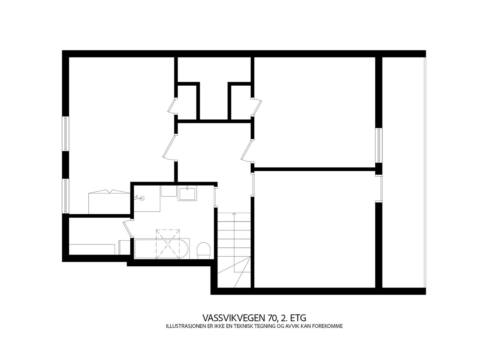 Plantegning | 2.etasje. Galleribilde