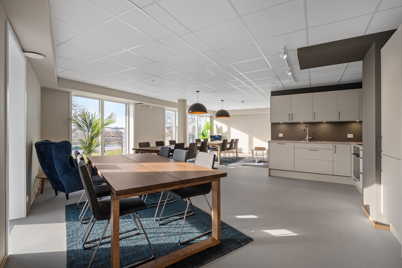 Fra fellesrom man kan leie til private arrangementer Galleribilde