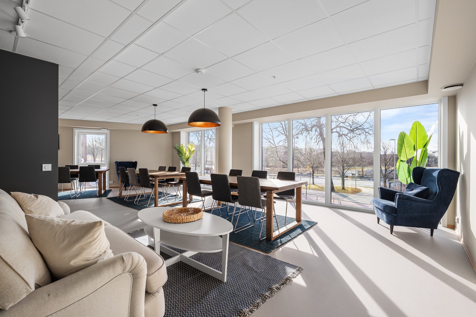 Fra fellesrom man kan leie til private arrangementer Galleribilde