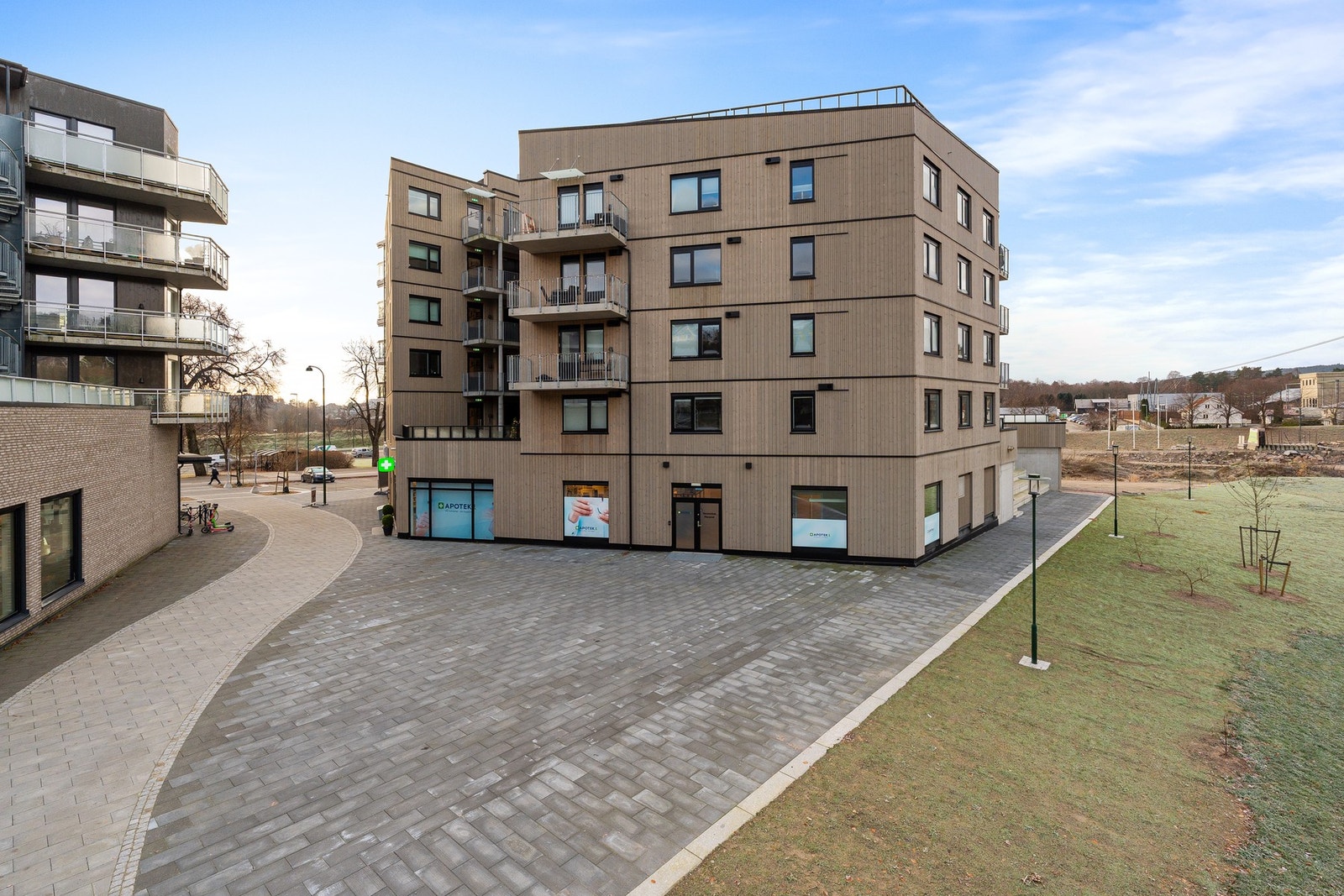 Blokkas inngangsparti Galleribilde