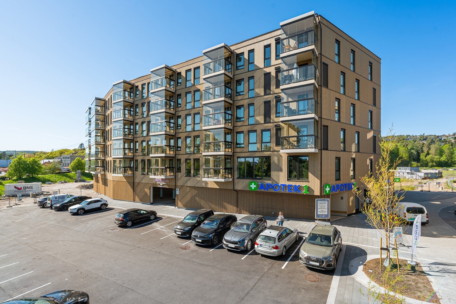 Blokkas inngangsparti Galleribilde