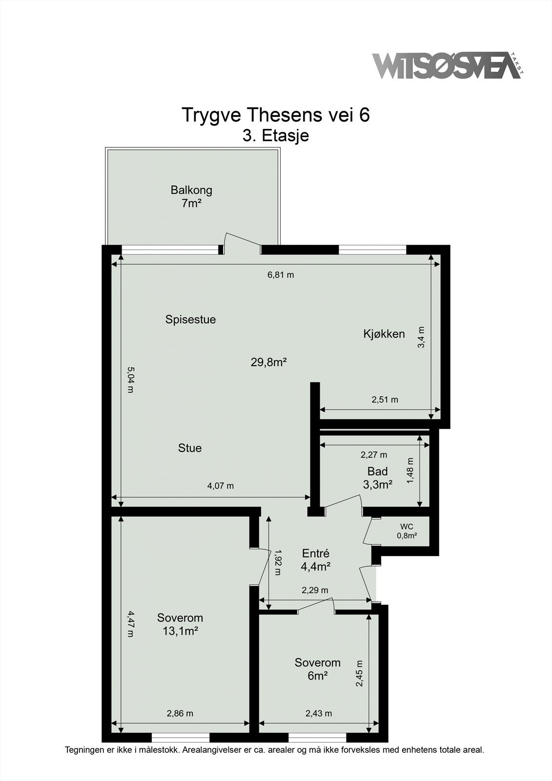 Planskisse. Galleribilde