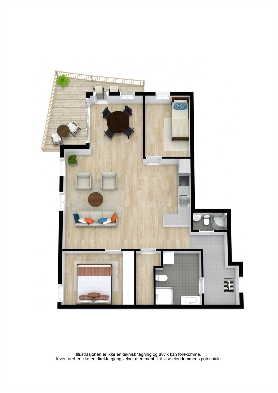 Plantegning Galleribilde