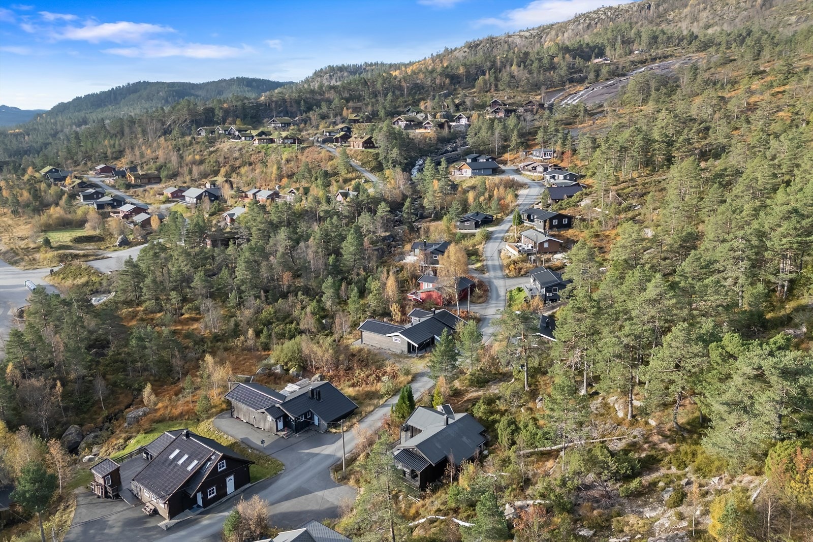 Kovevegen er et veletablert hytteområde. Galleribilde