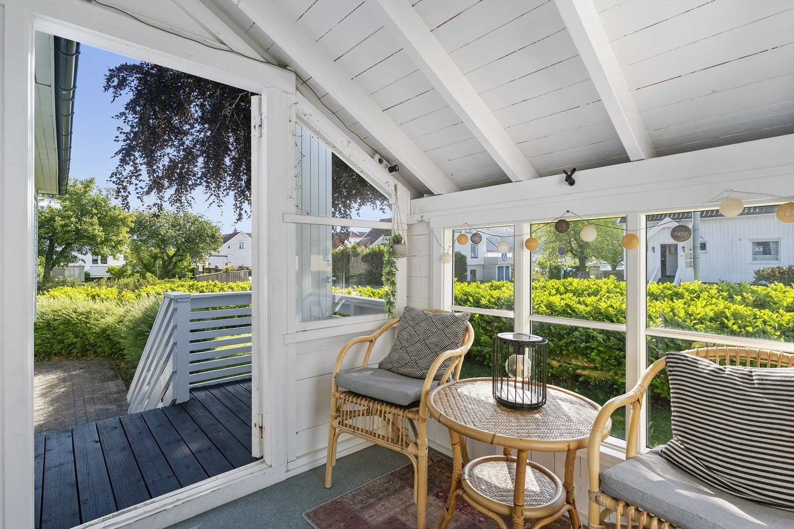 Hyggelig "utestue" og inngangsparti. Galleribilde