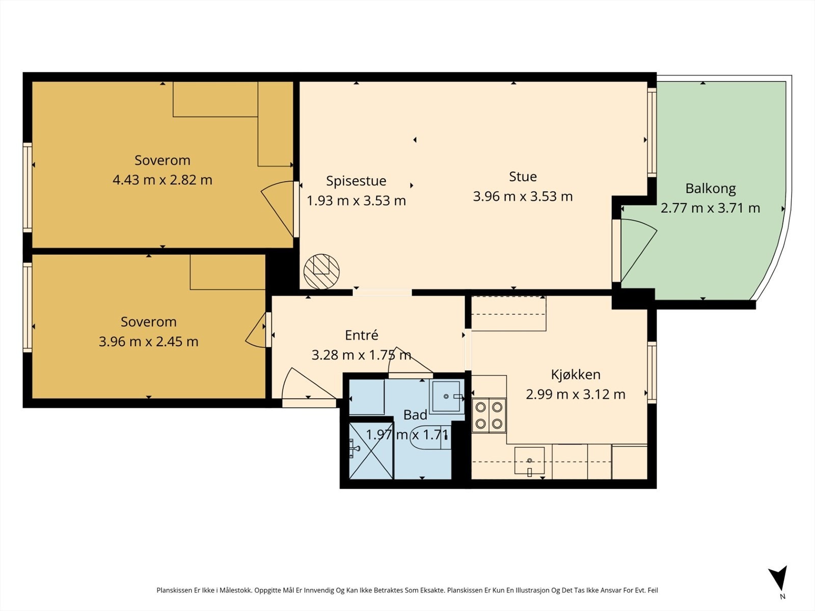 Plantegning Galleribilde